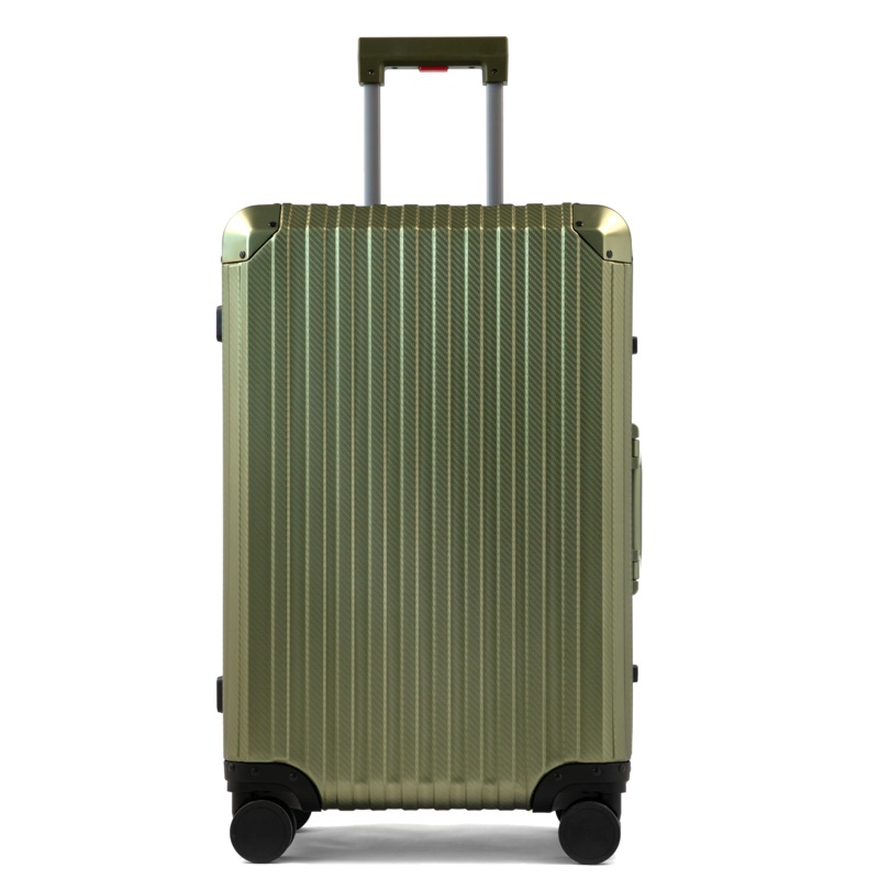 TREK Aluminum Suitcase Army Green