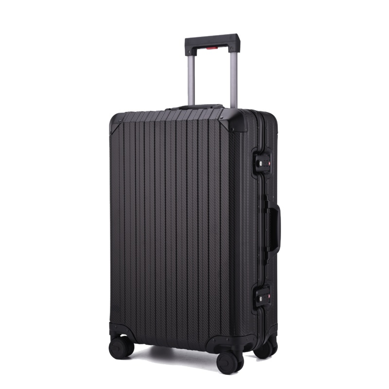 TREK Aluminum Suitcase Black