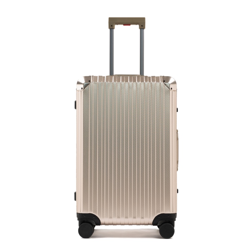 TREK Aluminum Suitcase Champagne