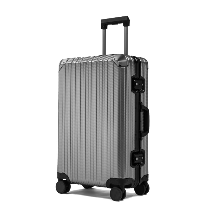 TREK Aluminum Suitcase Gunmetal