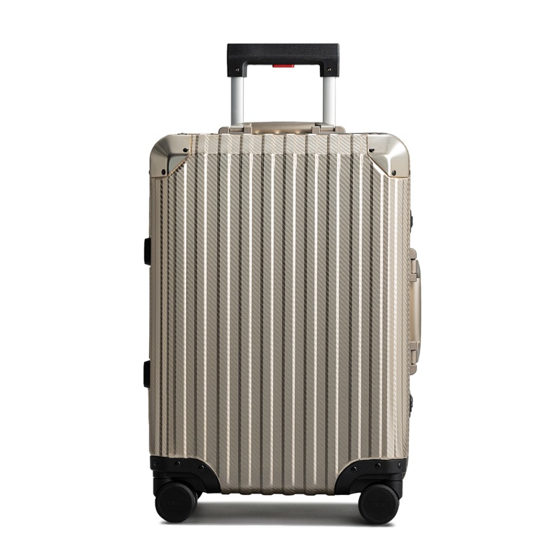 TREVA Aluminum Suitcase Champagne