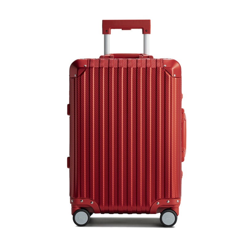 TREVA Aluminum Suitcase Red