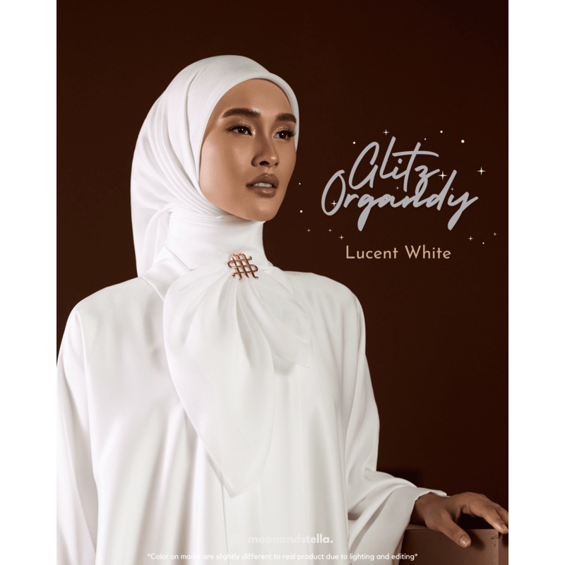 GLITZ ORGANDY – LUCENT WHITE