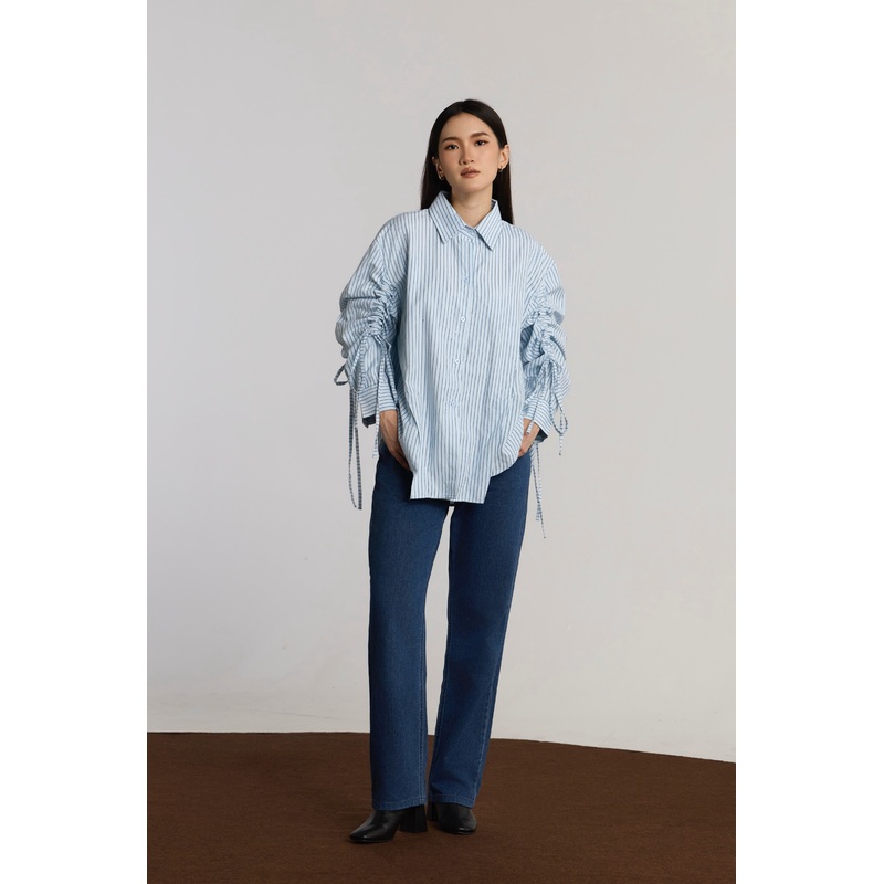 CLARA CASUAL TOP – BLUE