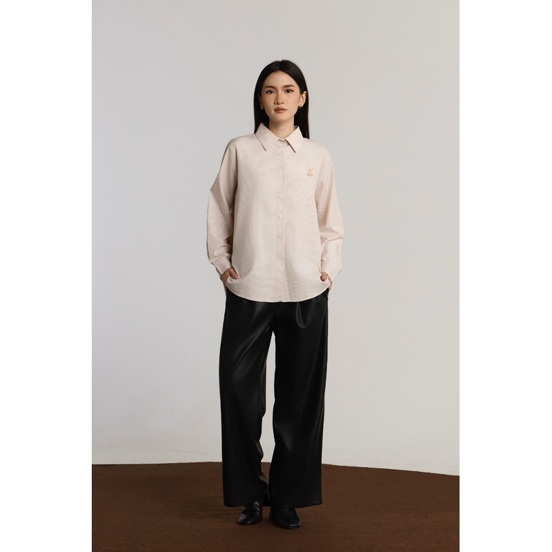 CUMI CASUAL TOP – BROWN