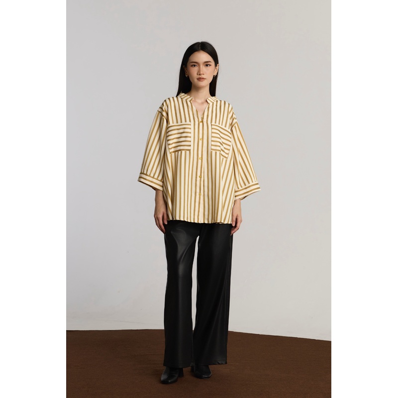 TAMARA CASUAL TOP – OLIVE