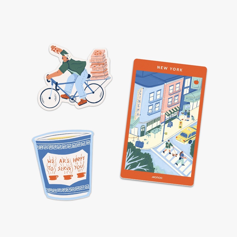 New York Destination Stickers