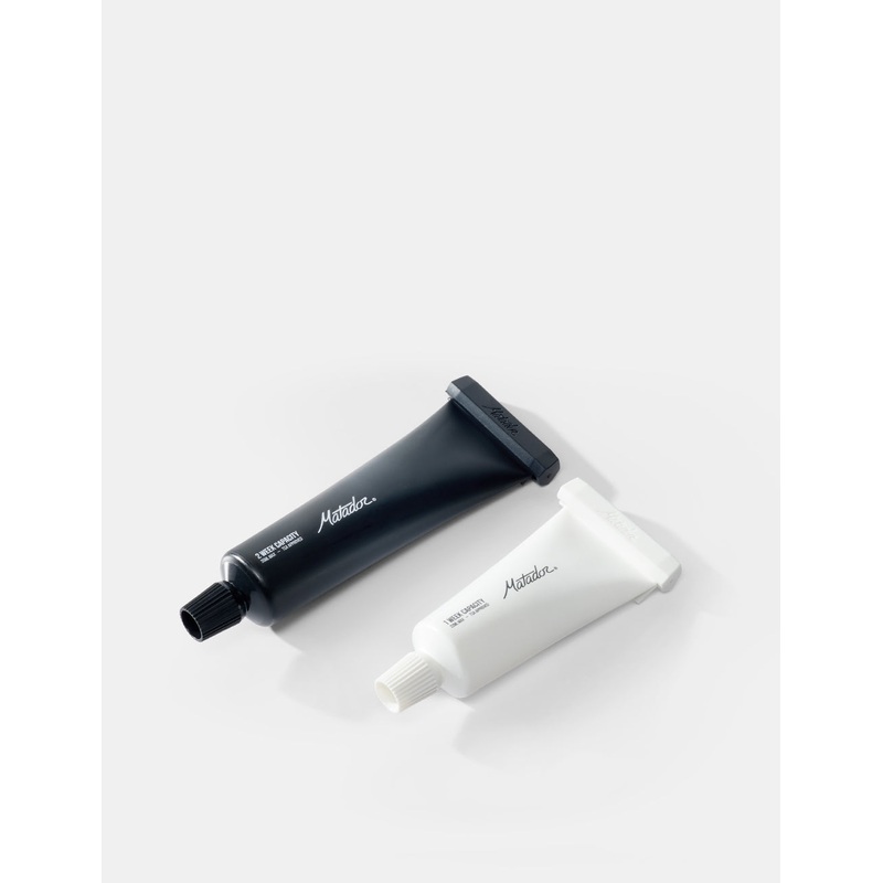 Refillable Toothpaste Tubes Black/White