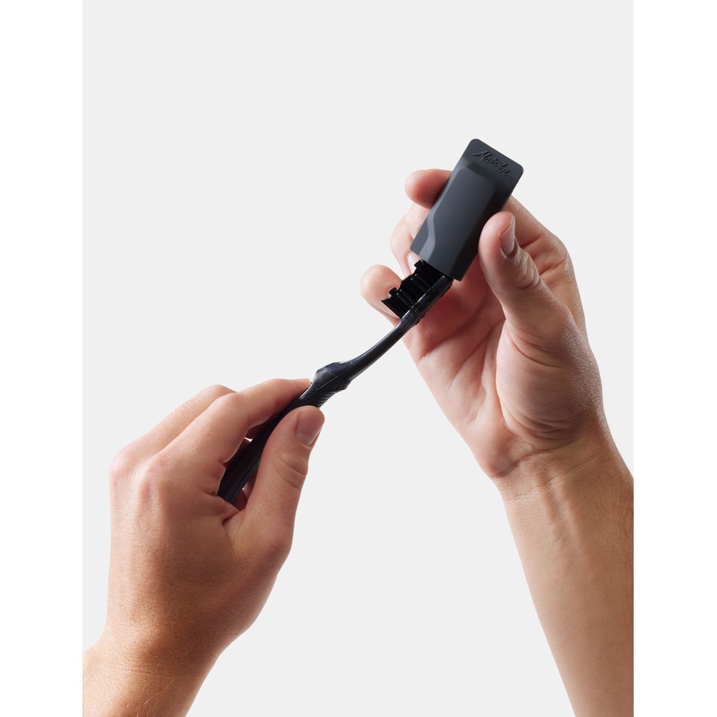 Toothbrush Caps 2-Pack Charcoal/Light Grey