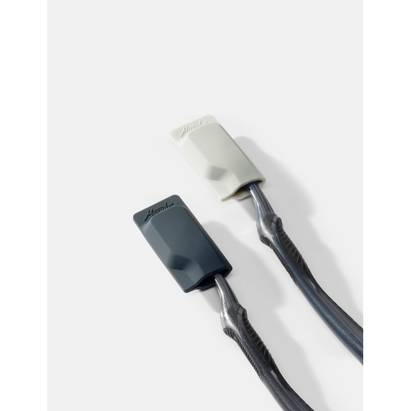 Toothbrush Caps 2-Pack Charcoal/Light Grey