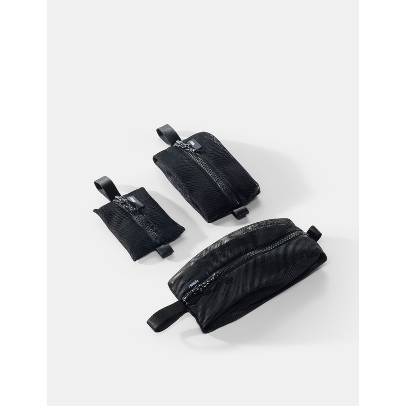 Mesh Organizer Bag Set Black