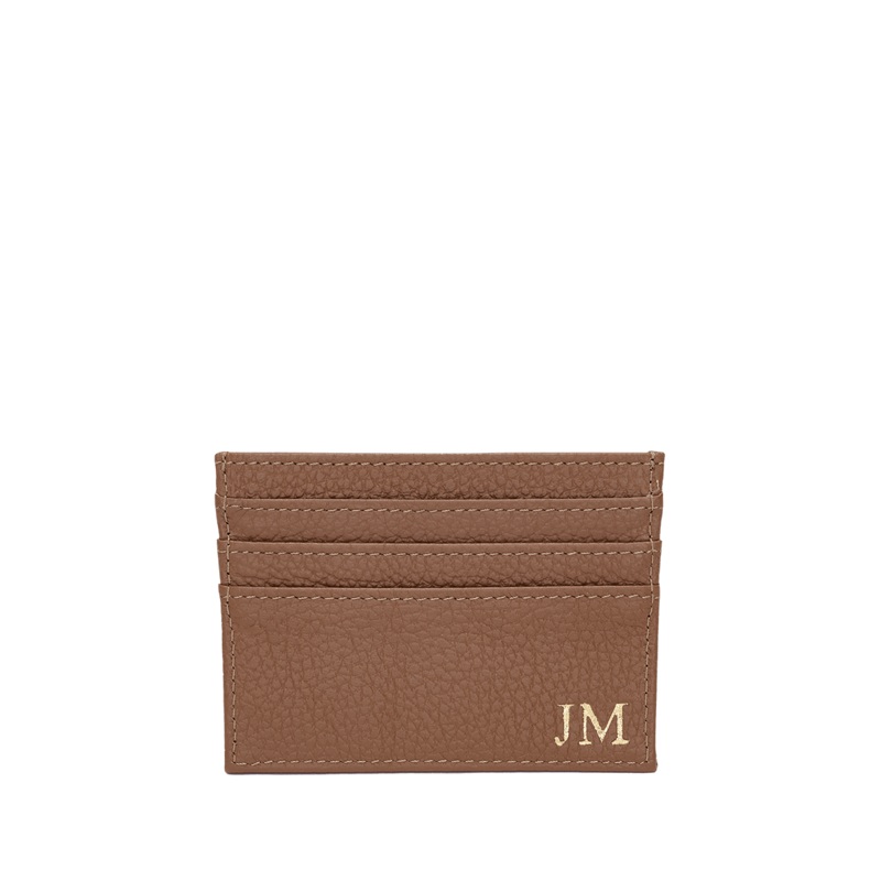 Leather Card Holder – Tan