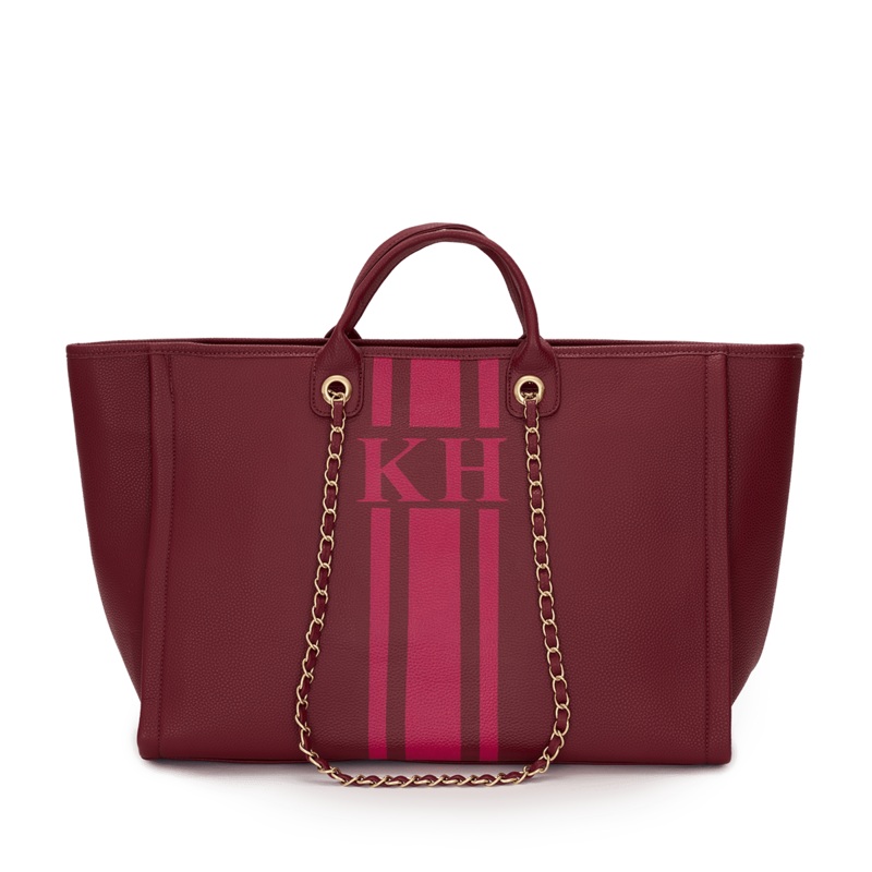 Athene Tote Bag – Burgundy