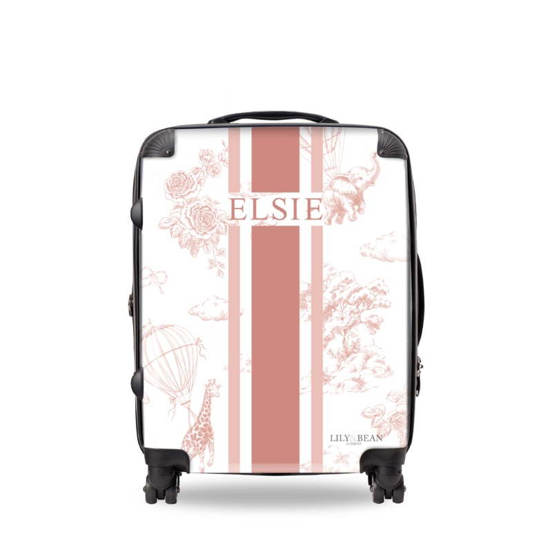 Elephant Hardshell Luggage – Pink