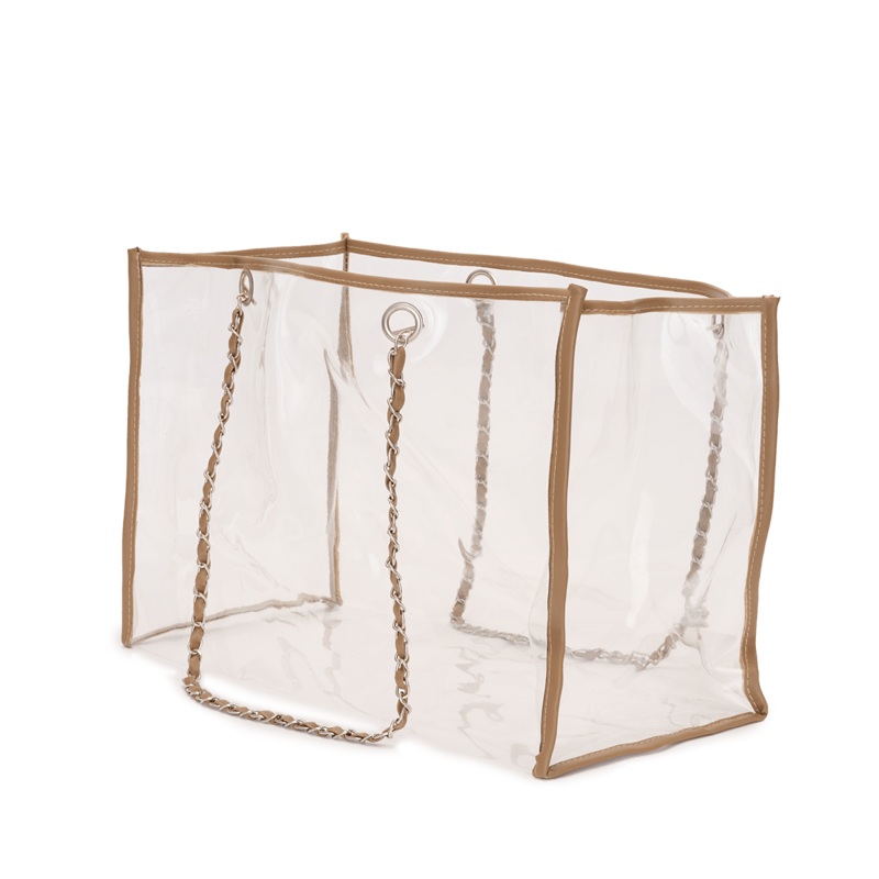 Waterproof Beach Bag for Canvas Tote – Beige