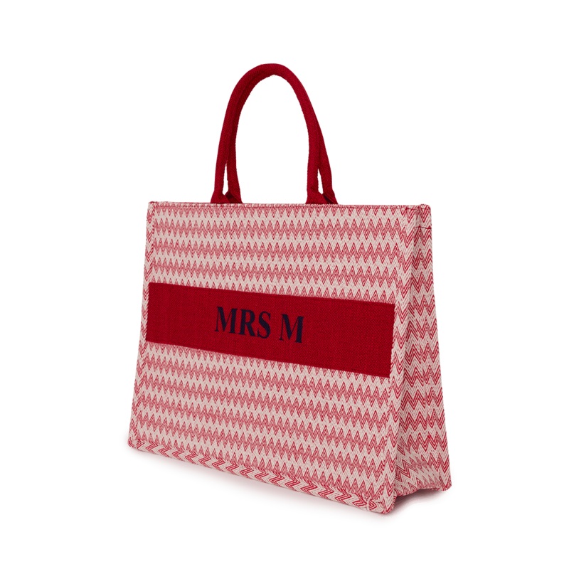 Ziggy Canvas Tote – Red