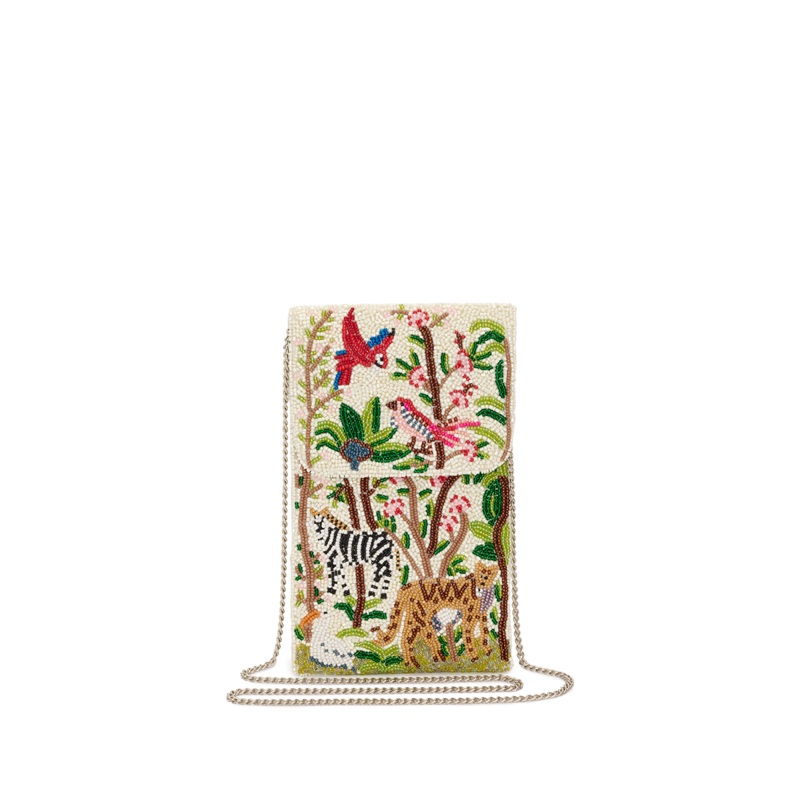 Beaded Phone Pouch – Serengeti