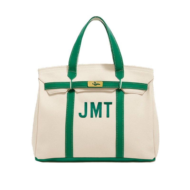 The Not Hettie Bag Green Canvas