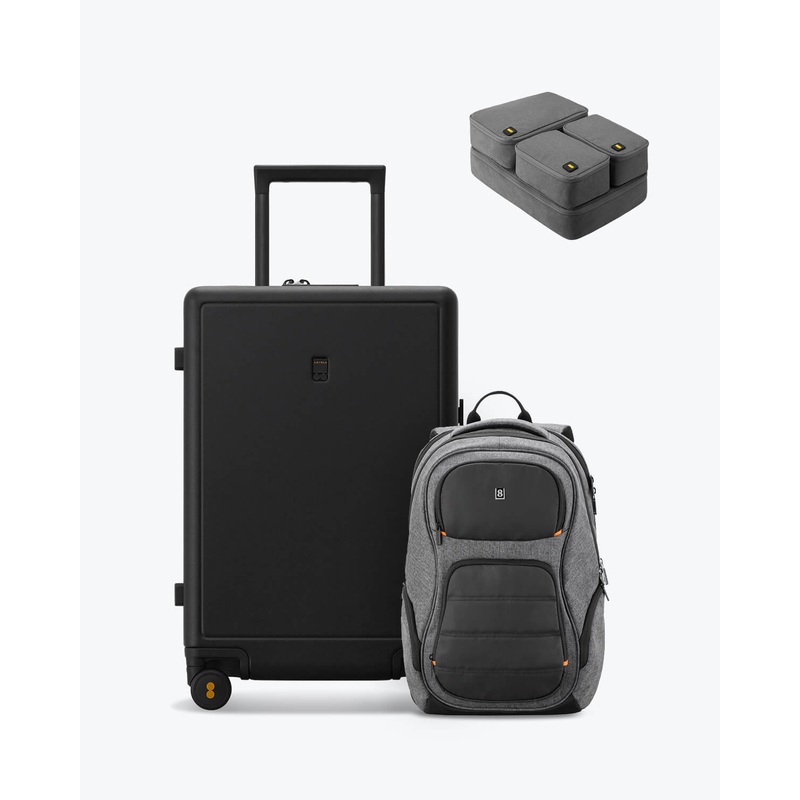 Condor Backpack and Matte Carry-on (20”) Luggage Set