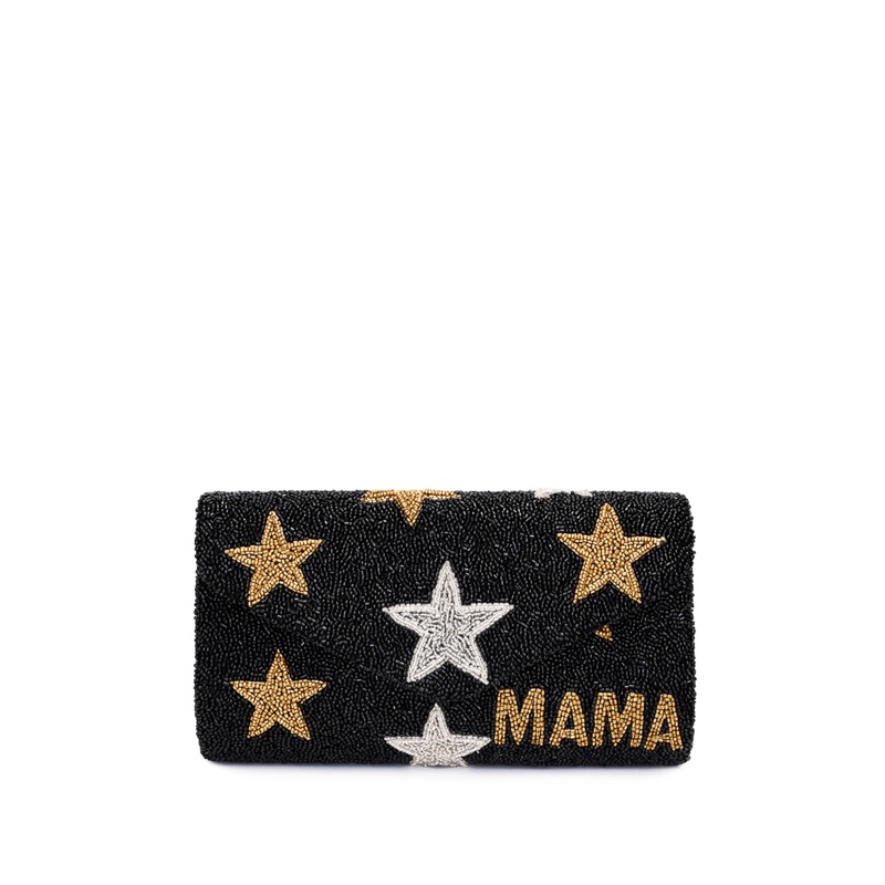 The Mama Beaded Clutch