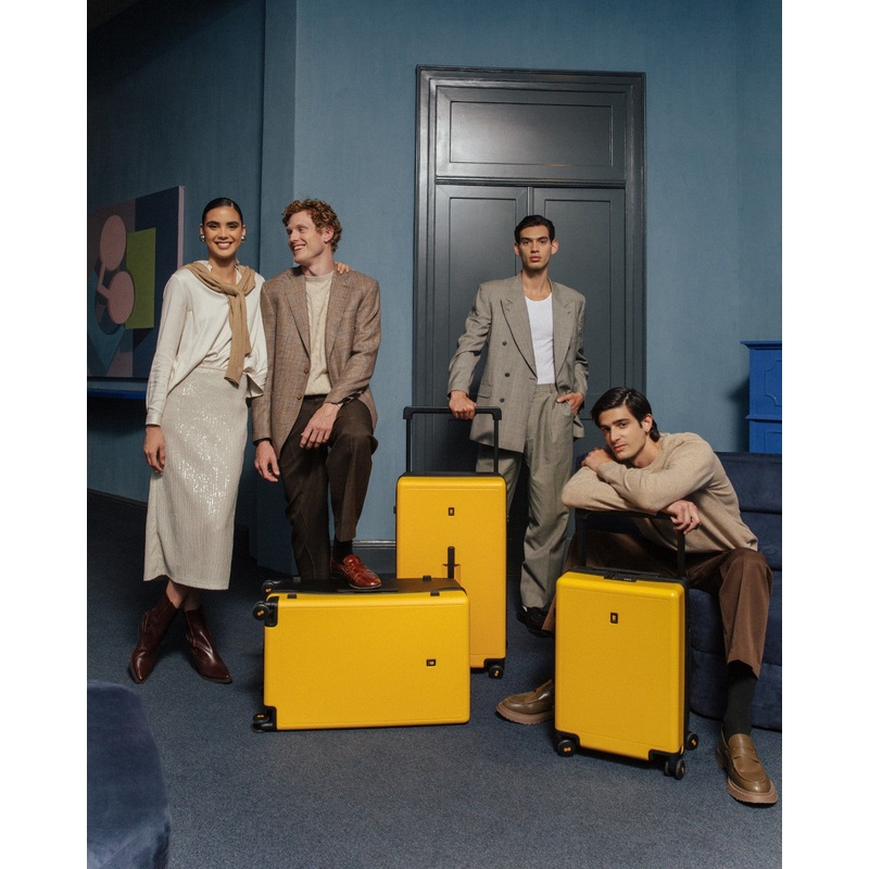 Voyageur Luggage 2 Piece Set yellowblack_LIMITED