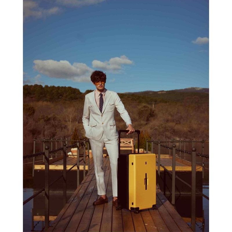 Voyageur Luggage and Urban Backpack Set yellowblack_LIMITED