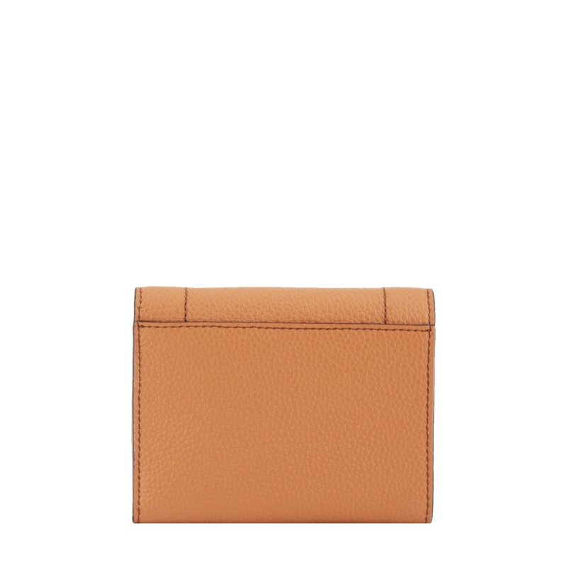 Compact medium wallet with flap