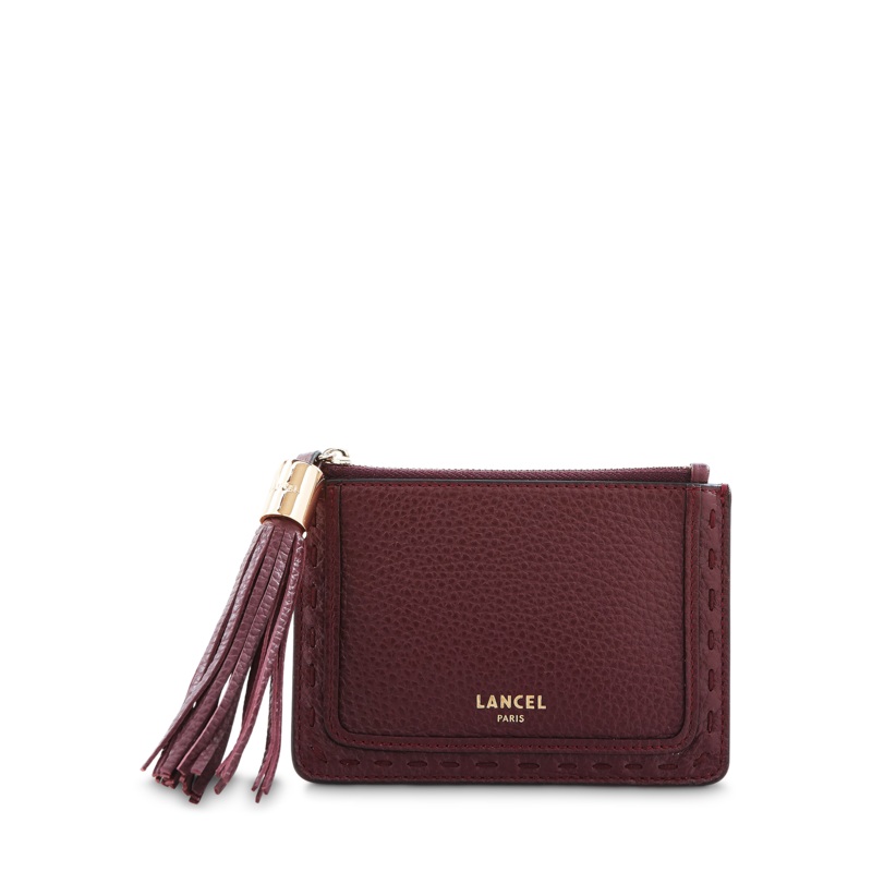 L zipped card holder