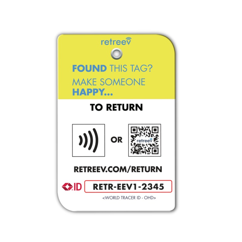 Retreev SMART Luggage Tag (Life’s a Beach)