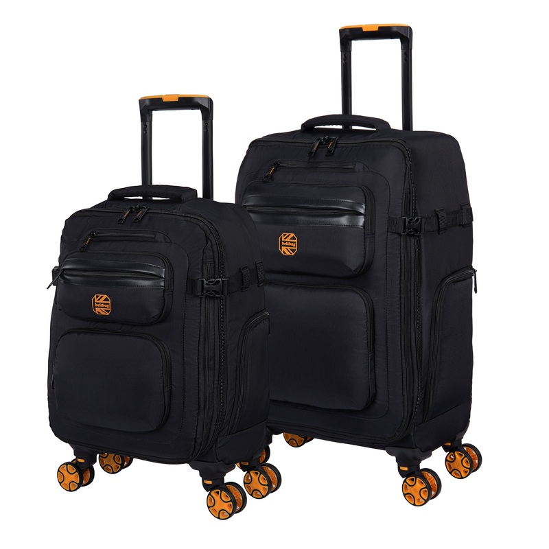 BRITBAG Berwick – Trolley Backpack 2pc Set (Black)