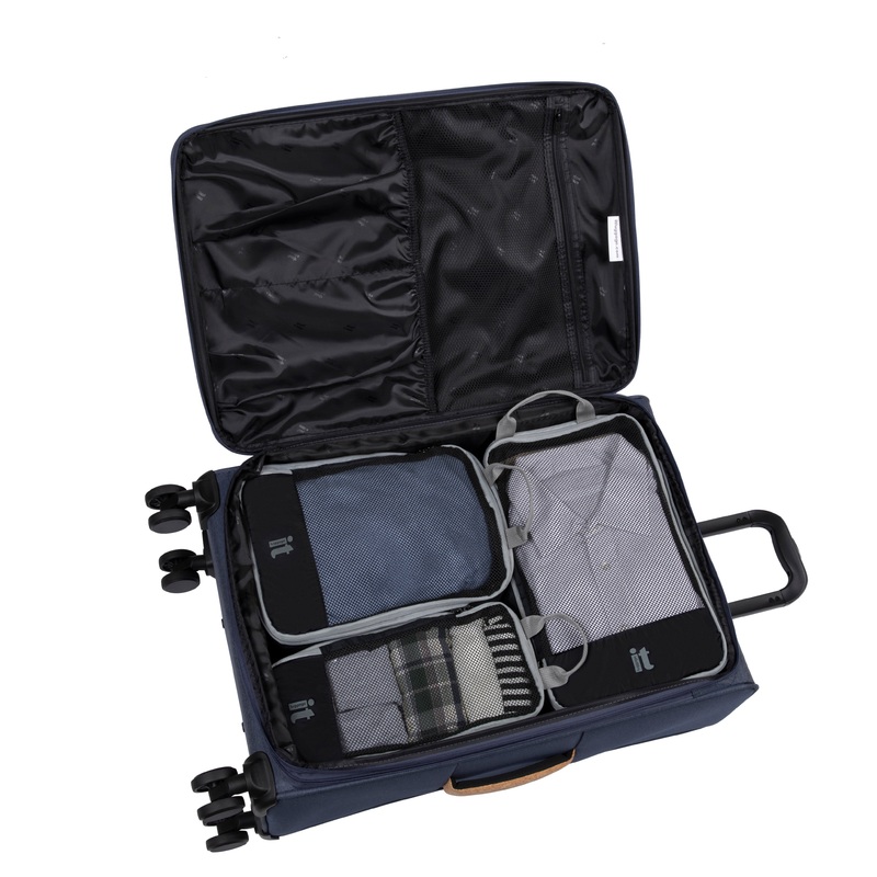3pc Compression Travel Packing Cube Set (Black)