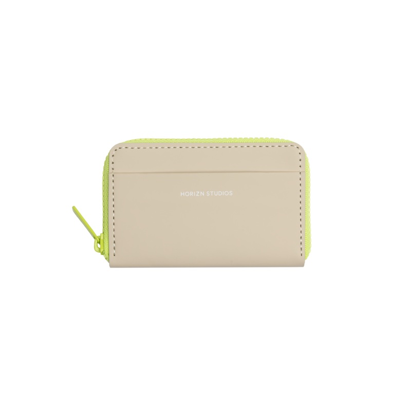 Wallet / Sand / Neon Yellow