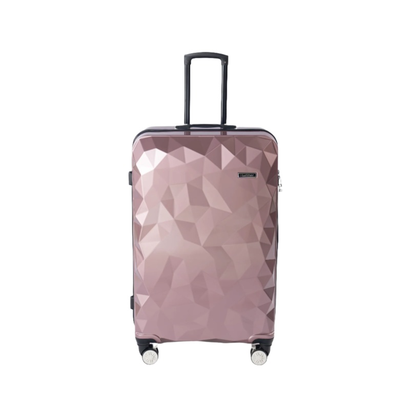 30-Inch Diamond Ultra-Durable Check-In Luggage  Perfect for Extended Journeys Turquoise Metalic
