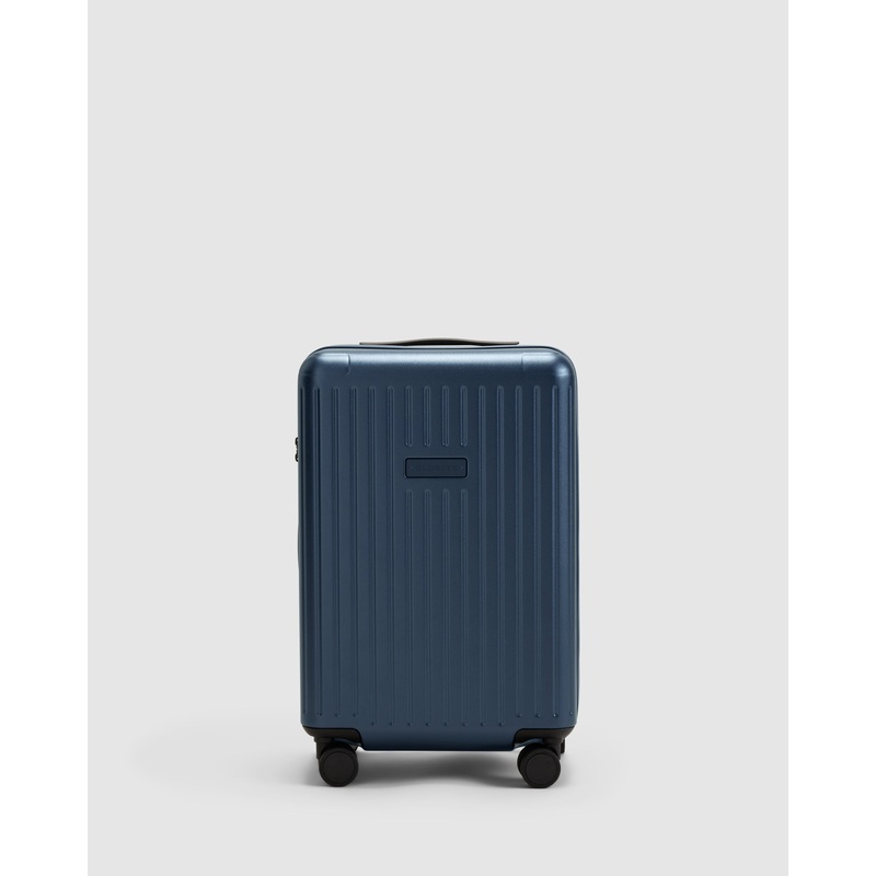 Carry On Expandable Suitcase – Moonlit Ocean Blue