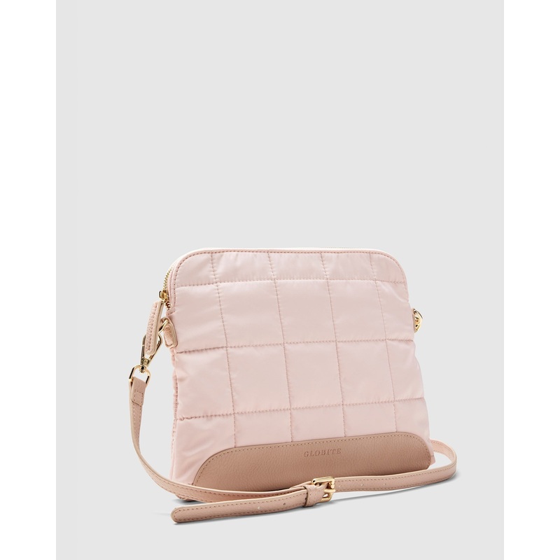 Quilted Cross Body Bag – Whisper Pink