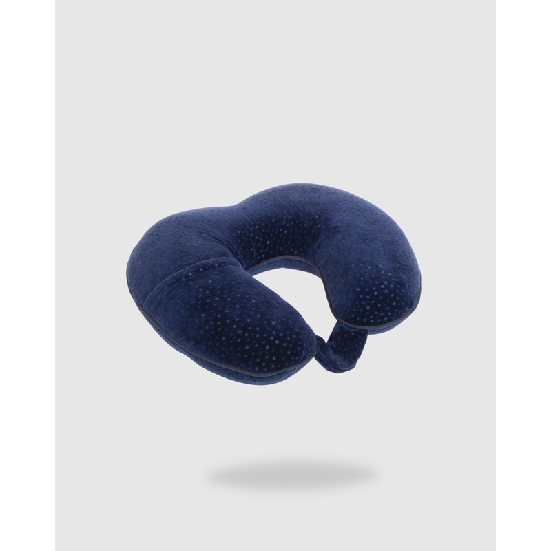 Voyager Memory Foam Neck Pillow in Navy