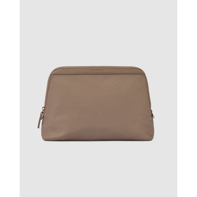 Bloom Travel Pouch & Accessory Bag – Taupe