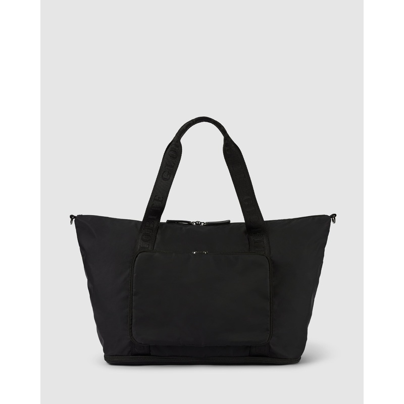 Ellis Foldable Tote Bag – Jet Black