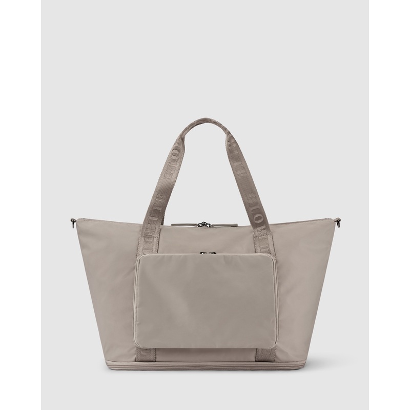Ellis Foldable Tote Bag – Oyster Beige