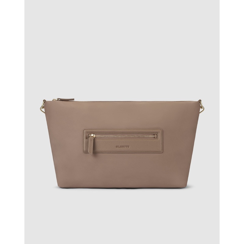 Frankie Womens Shoulder Bag – Taupe