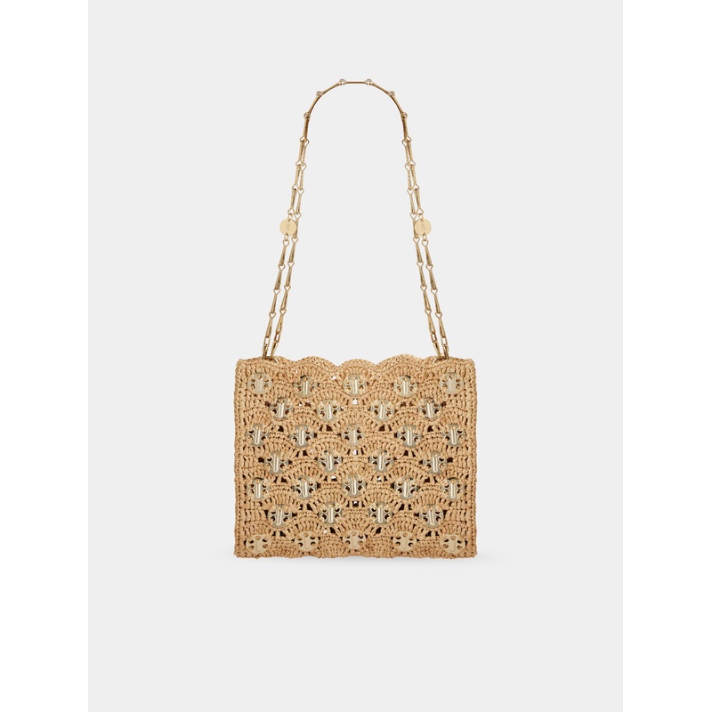 Iconic 1969 raffia wave bag