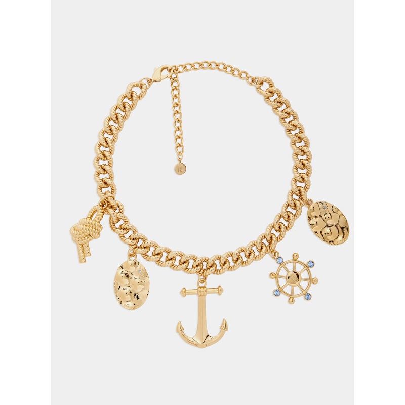 Gold chocker with medals