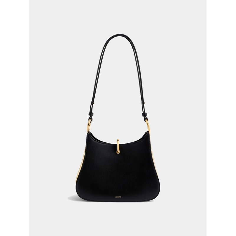 Medium ring leather bag