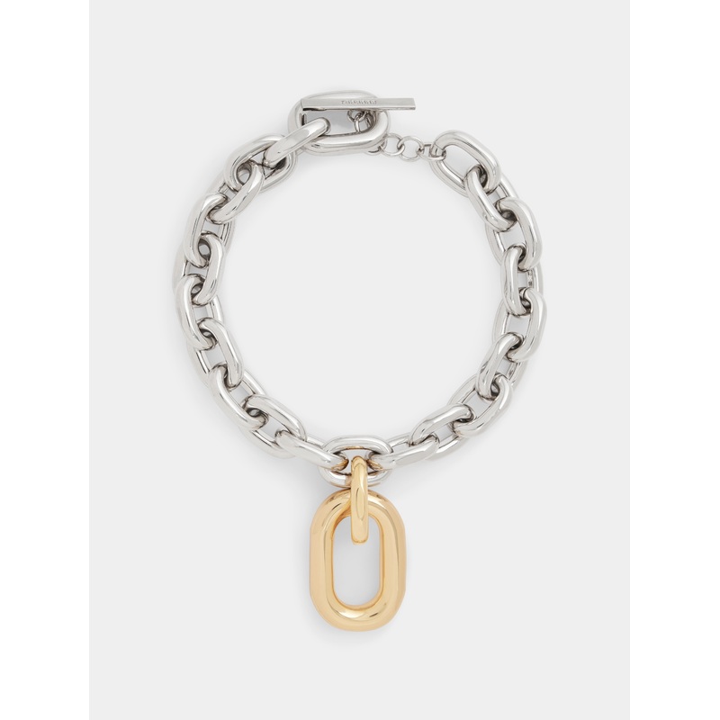 Silver/gold XL link necklace