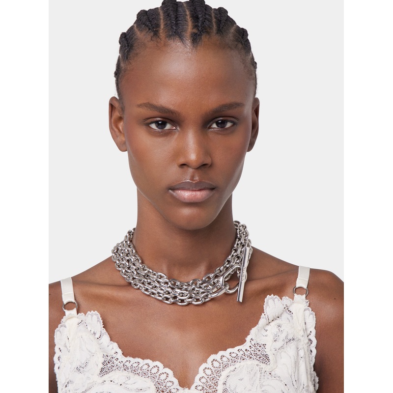 Silver XS link necklace