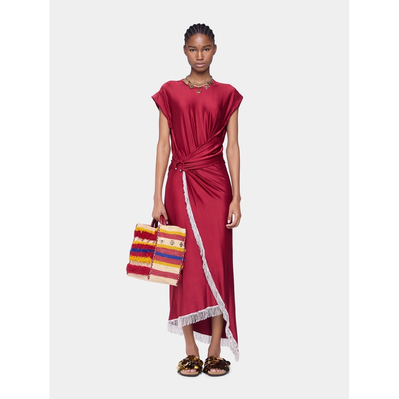 Long dress in jersey