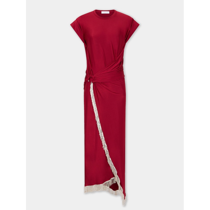 Long dress in jersey