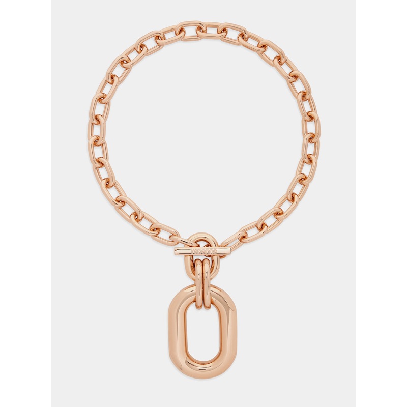 Rose gold xl link necklace