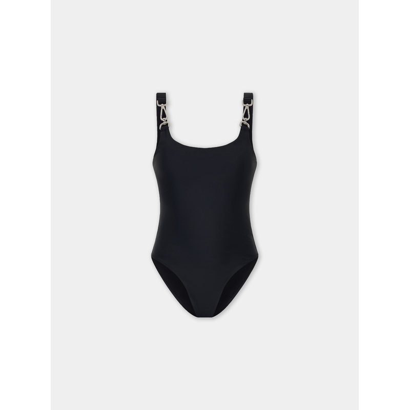 Swimsuit with hook details