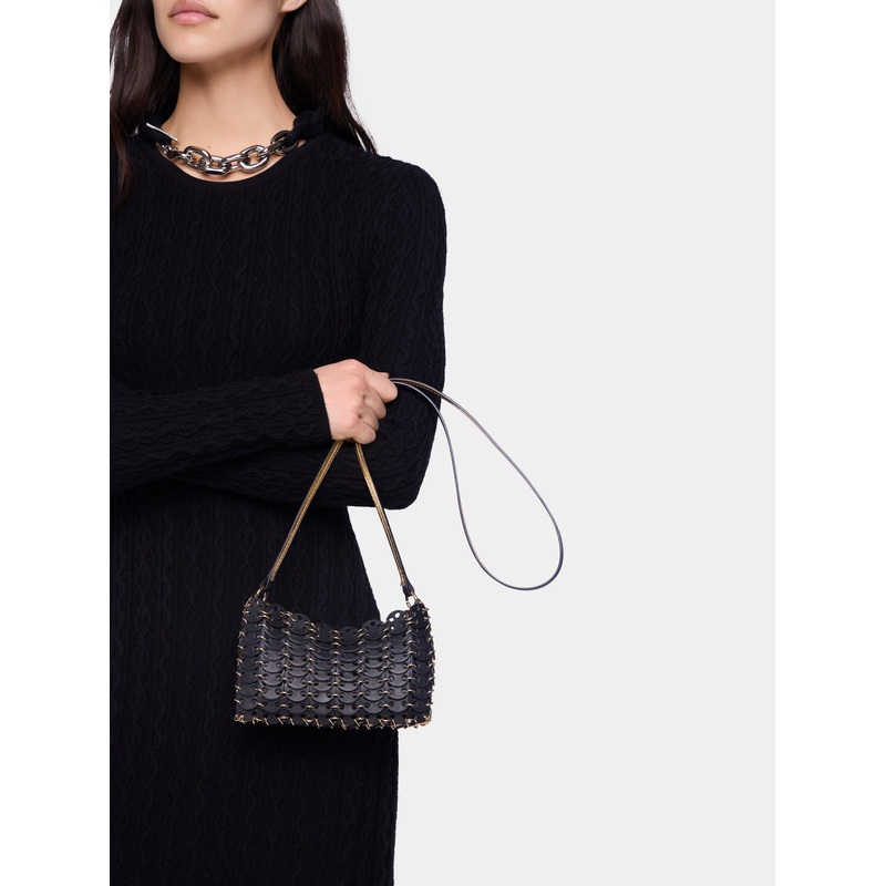 1969 reversible nano flip bag in leather